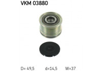 Poulie roue libre, alternateur VKM 03880 SKF
