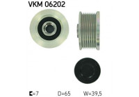 Poulie roue libre, alternateur VKM 06202 SKF