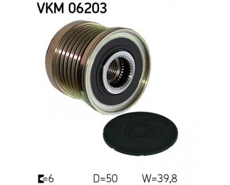 Poulie roue libre, alternateur VKM 06203 SKF