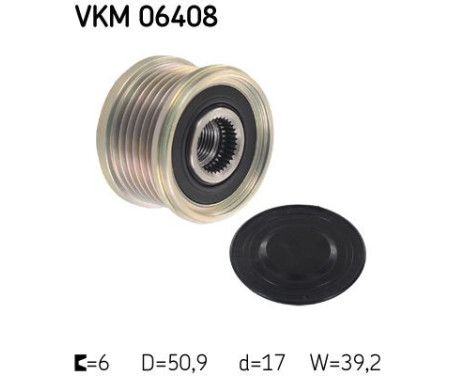 Poulie roue libre, alternateur VKM 06408 SKF