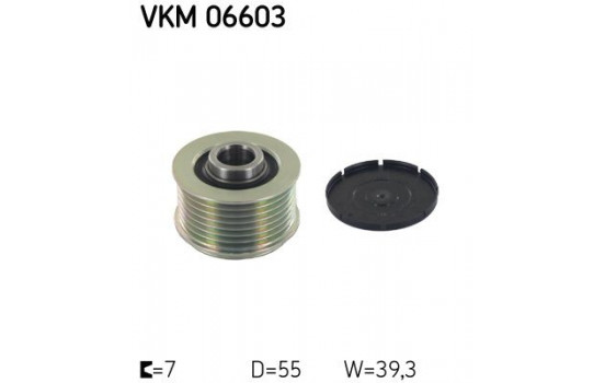 Poulie roue libre, alternateur VKM 06603 SKF