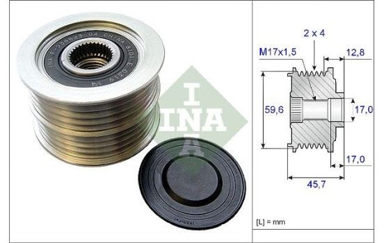 Roue libre dynamo 535 0150 10 Ina