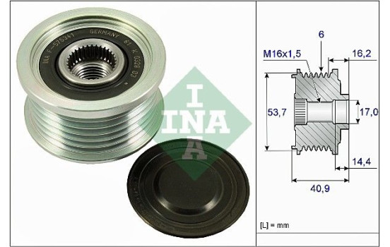 Roue libre dynamo 535 0270 10 Ina