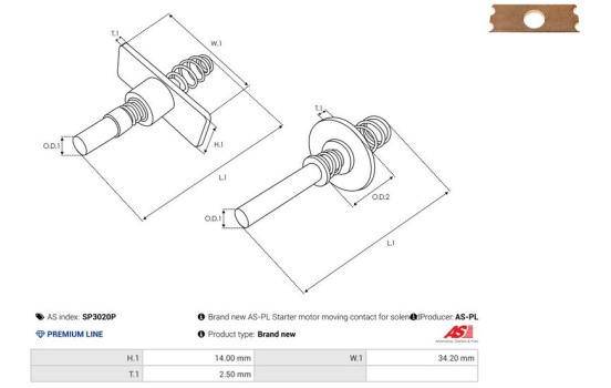 Kit de réparation, démarreur, Image 2