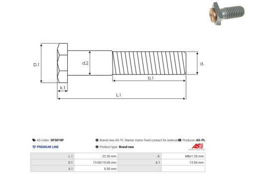 Kit de réparation, démarreur, Image 2