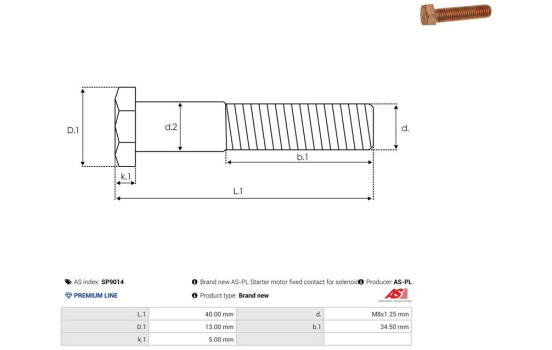 Kit de réparation, démarreur, Image 2
