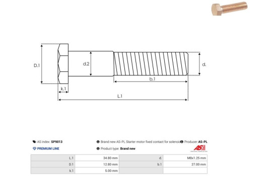 Kit de réparation, démarreur, Image 2