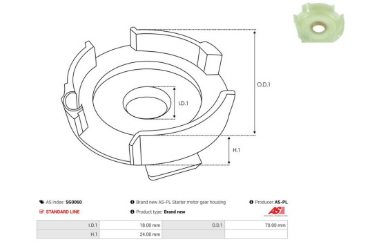 Kit de réparation, démarreur, Image 2