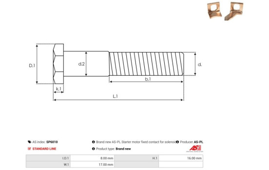 Kit de réparation, démarreur, Image 2