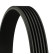 Courroie trapézoïdale à nervures 6PK1240 ELAST Contitech, Vignette 2