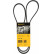 Courroie trapézoïdale à nervures 6PK1352 Contitech