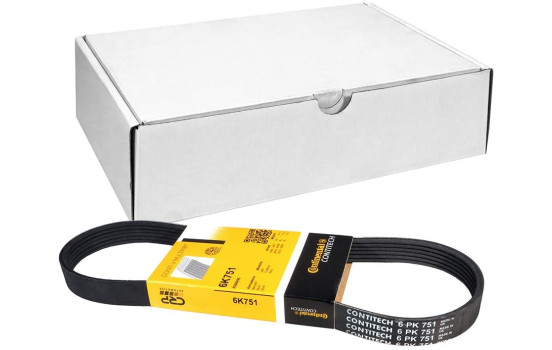 Courroie trapézoïdale à nervures 6PK751 Contitech