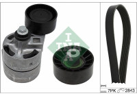 Jeu de courroies poly trapézoïdales