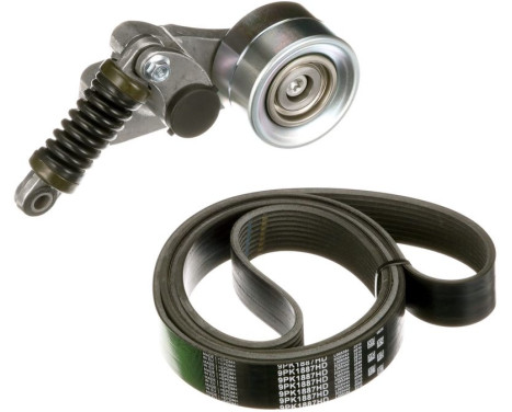 Jeu de courroies trapézoïdales à nervures FleetRunner™ Micro-V® Kit K029PK1887HD Gates
