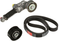 Jeu de courroies trapézoïdales à nervures Micro-V® Kit K016PK1565 Gates