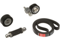 Jeu de courroies trapézoïdales à nervures Micro-V® Kit K016PK1750 Gates