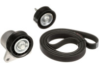 Jeu de courroies trapézoïdales à nervures Micro-V® Kit K016PK2198 Gates
