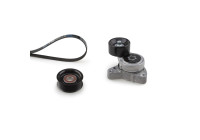 Jeu de courroies trapézoïdales à nervures Micro-V® Kit K017PK1640 Gates