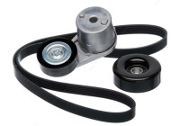 Jeu de courroies trapézoïdales à nervures Micro-V® Kit K018PK1392ES Gates