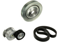 Jeu de courroies trapézoïdales à nervures Micro-V® Kit K026PK1245 Gates