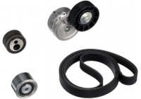 Jeu de courroies trapézoïdales à nervures Micro-V® Kit K026PK1470 Gates