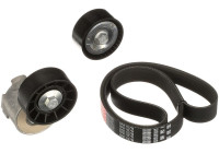 Jeu de courroies trapézoïdales à nervures Micro-V® Kit K027PK1078 Gates