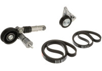 Jeu de courroies trapézoïdales à nervures Micro-V® Kit K035PK1435 Gates