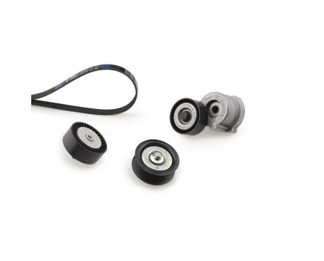 Jeu de courroies trapézoïdales à nervures Micro-V® Kit K046PK1395 Gates