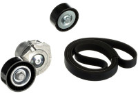 Jeu de courroies trapézoïdales à nervures Micro-V® Kit K046PK1718 Gates