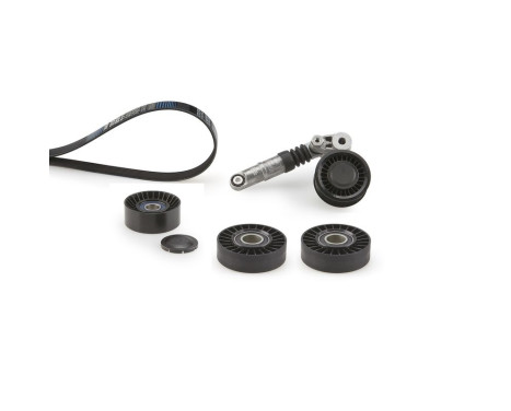 Jeu de courroies trapézoïdales à nervures Micro-V® Kit K046PK2580XS Gates