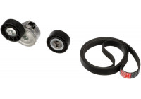 Jeu de courroies trapézoïdales à nervures Micro-V® Kit K056PK1740 Gates