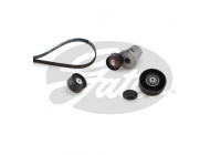 Jeu de courroies trapézoïdales à nervures Micro-V® Kit K076PK1605 Gates