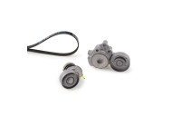 Jeu de courroies trapézoïdales à nervures Micro-V® Kit K096PK1700 Gates