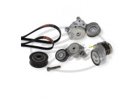 Jeu de courroies trapézoïdales à nervures Micro-V® Kit K116PK1600 Gates