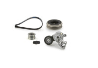 Jeu de courroies trapézoïdales à nervures Micro-V® Kit K156DPK1195 Gates