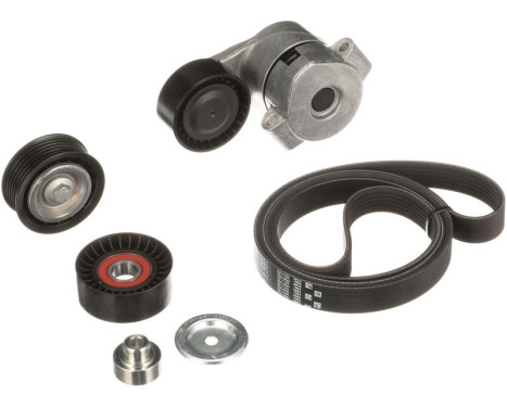 Jeu de courroies trapézoïdales à nervures Micro-V® Kit K166PK1640 Gates