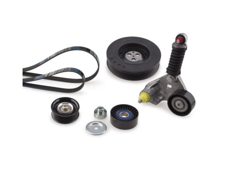 Jeu de courroies trapézoïdales à nervures Micro-V® Kit K276PK1640 Gates