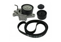 Jeu de courroies trapézoïdales à nervures