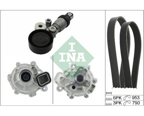 Kit multi-courroies + pompe à eau