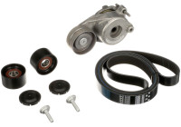 Pompe à eau+Jeu de courroie trapézoïdale à nervures Micro-V® Kit KP17PK2035-1 Gates