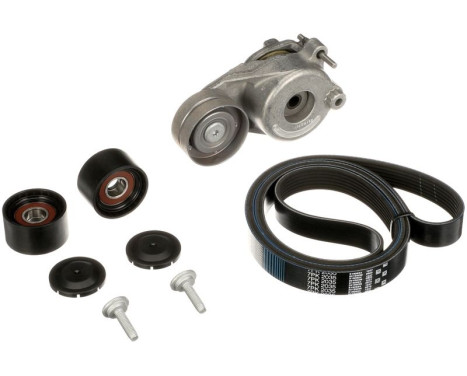 Pompe à eau+Jeu de courroie trapézoïdale à nervures Micro-V® Kit KP17PK2035-1 Gates