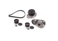 Pompe à eau+Jeu de courroie trapézoïdale à nervures Micro-V® Kit KP17PK2035-2 Gates