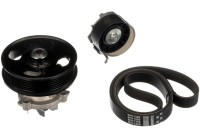 Pompe à eau+Jeu de courroie trapézoïdale à nervures Micro-V® Kit KP26PK1320 Gates