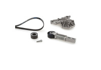 Pompe à eau+Jeu de courroie trapézoïdale à nervures Micro-V® Kit KP26PK1605 Gates