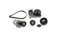 Pompe à eau+Jeu de courroie trapézoïdale à nervures Micro-V® Kit KP36DPK1698 Gates