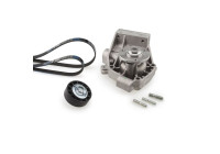 Pompe à eau+Jeu de courroie trapézoïdale à nervures Micro-V® Kit KP46PK948 Gates