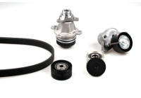 Pompe à eau + jeu de courroies multi trapézoïdales