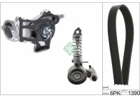 Pompe à eau + kit de courroies trapézoïdales multiples