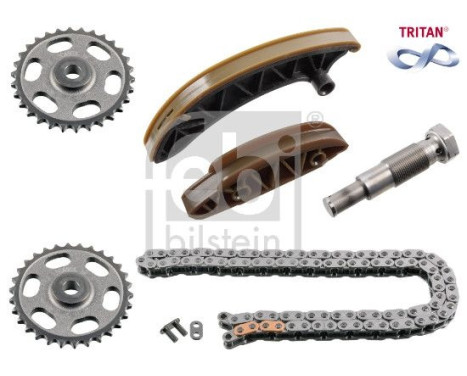 Kit chaîne de distribution pour arbre à cames, revêtement TRITAN® 181931 FEBI