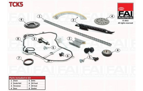 Kit de distribution par chaîne